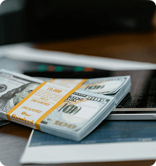 Student walking at airport